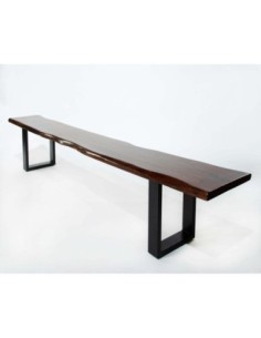 Banca Acacia Live Edge 240 x 35 cms.