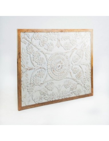 Panel/Respaldo Tallado En Blanco De 150 cm