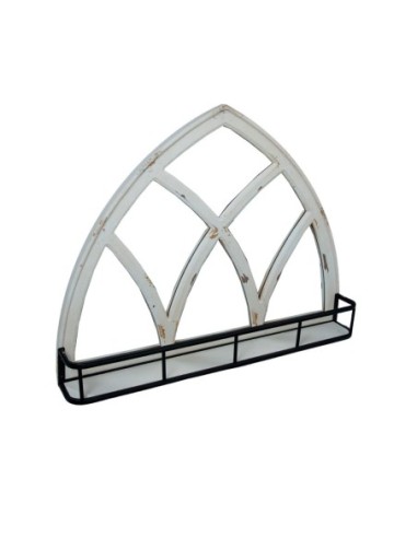Espejo forma de arco con repisa 75 CM