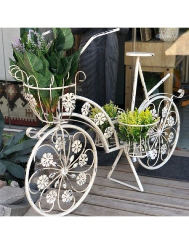 Bicicleta decorativa hierro tamaño real 143x52x106 cm