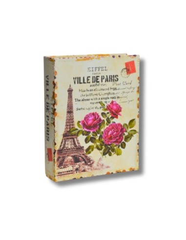 Libro decorativo torre Eiffel 13x4,5x19cm