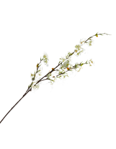 Rama de cerezo en flor blanco 109 cm