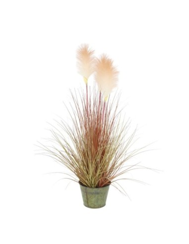 Grass con pluma blanca 142 cm