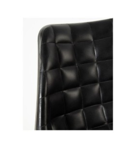 Silla de Cuero Natural Coimbra Negro 2