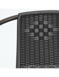 Silla genovia de rattan plástico 2