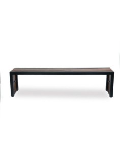 Banca Madera de Mango y Metal 180 CM 2