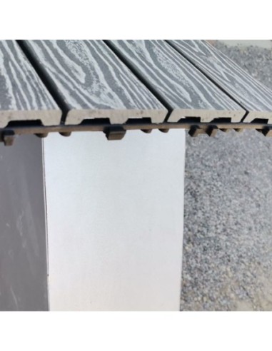 Deck Hight tech WPC con fibras de madera y...