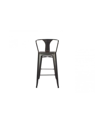 Silla De Bar Tolix Asiento De Madera