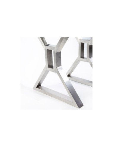 Base De Comedor Curz Plateado