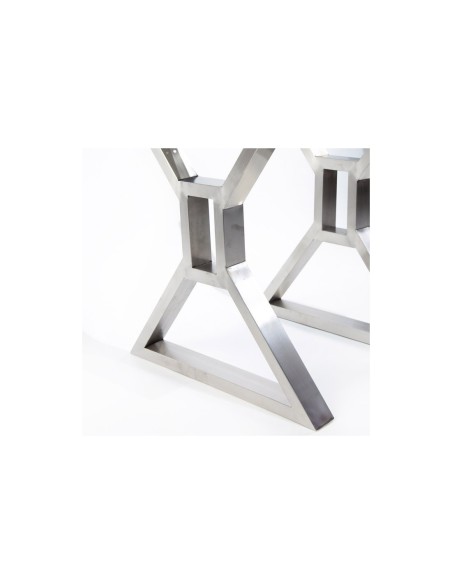 Base De Comedor Curz Plateado