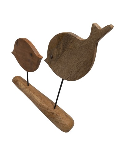 Set de pajaritos de madera