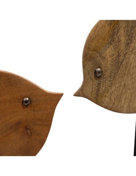 Set de pajaritos de madera