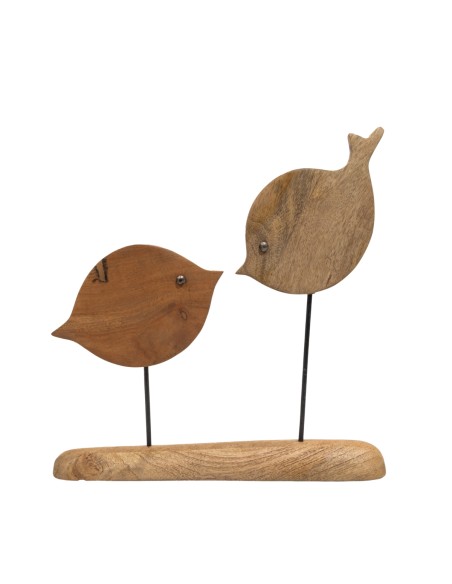 Set de pajaritos de madera