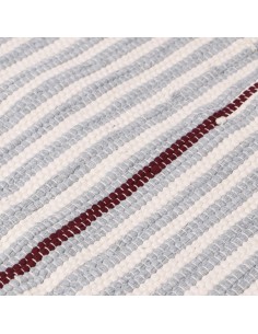 Alfombra Janika de yute y algodón beige-blanco 120 x 170cm 2