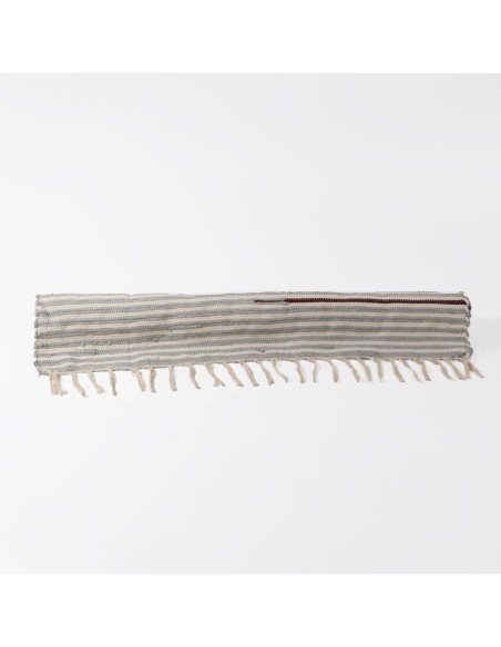 Alfombra Janika de yute y algodón beige-blanco 120 x 170cm
