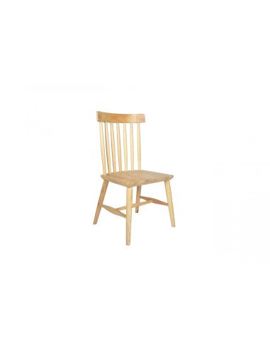 Silla Windsor natural con madera de teca 87x 44 x 41,5cm