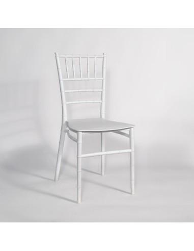 Silla Chiavari blanca de Polipropileno