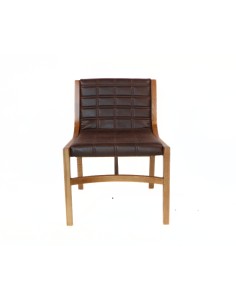Sitial ENZO eco-cuero madera de fresno light brown 2